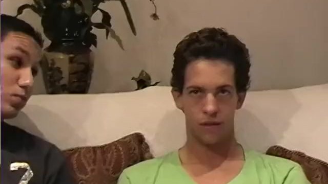 Straight twinks tug and suck