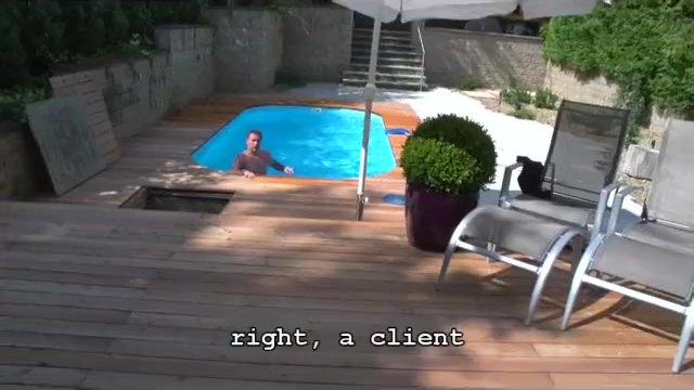 lucky day for the pool boy