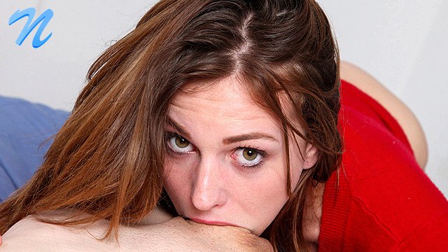 Petite teen Kasey Chase mouthful of cum