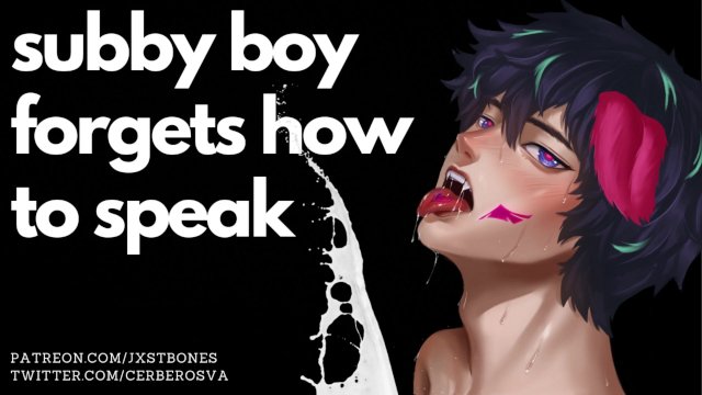 Boy slut moans like your dumb pet  NSFW ASMR and Male Moaning Audio