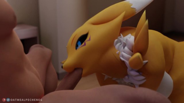 Renamon having sex