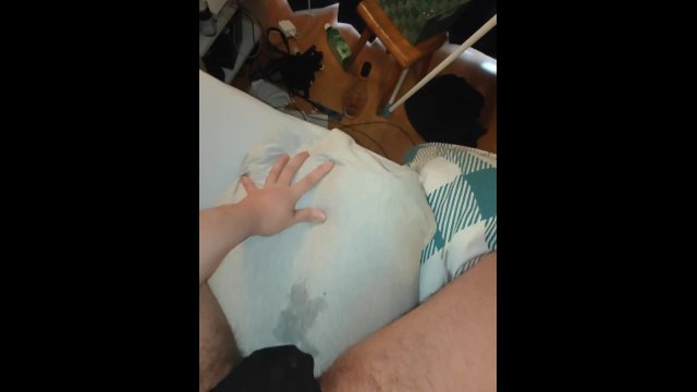 riding a dildo inside my panties while desperately trying not to pee