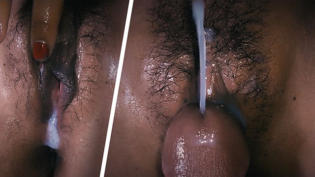 Pantat Besar MILF Cumshoot - Slow Motion