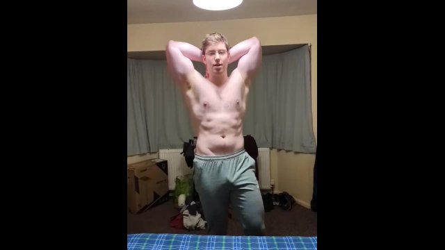 Stripping off and talking dirty whilst you watch me jerk this cock for your entertainment