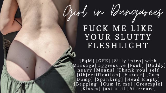 ASMR  Fuck me into the couch like a fleshlight  Moans  Massage  Slutty