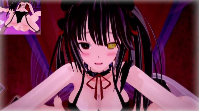 Date A Live - Two Futas Kurumi Tokisaki  Male Taker POV