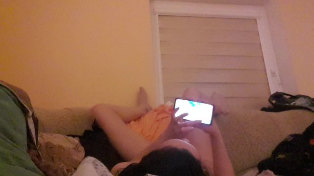 She loves to be on top. She finished twice and calmly picked up the phone and wrote to her husband