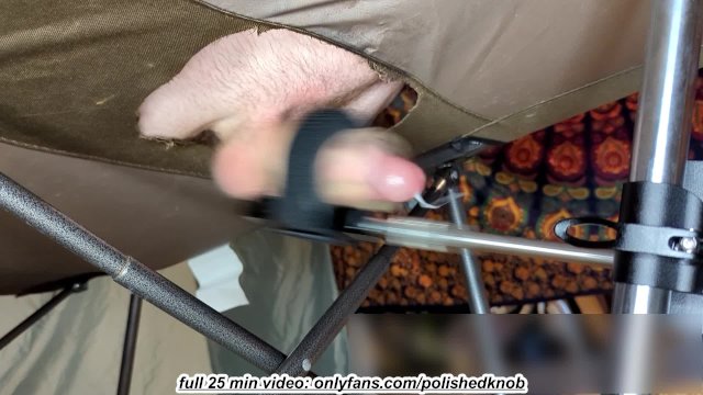 Milking Table Intense Cum from Fucking Machine (Loud Moaning)