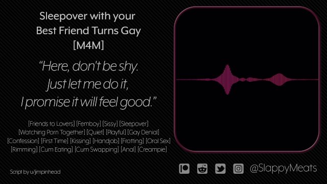 M4M Sleepover with your Best Friend Turns Gay Audio ASMR