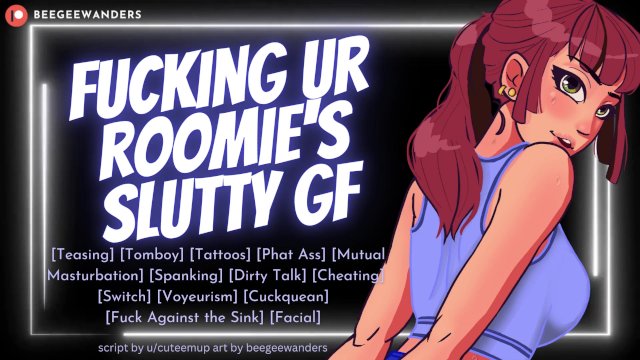 Your Roomie's Bi Girlfriend is a Total Slut For You  Blowjob Switch  Audio Roleplay