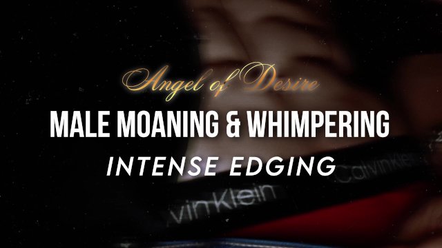 INTENSE EDGING & ORGASM  Male moaning & whimpering ASMR
