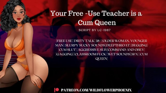Your Free Use Teacher is a Cum Slut Queen