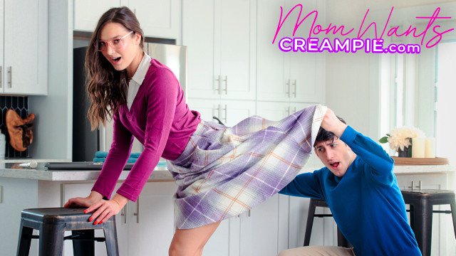 Why do you want to spray your seed on girl's faces? Milf Katrina Colt asks Stepson -S2:E2