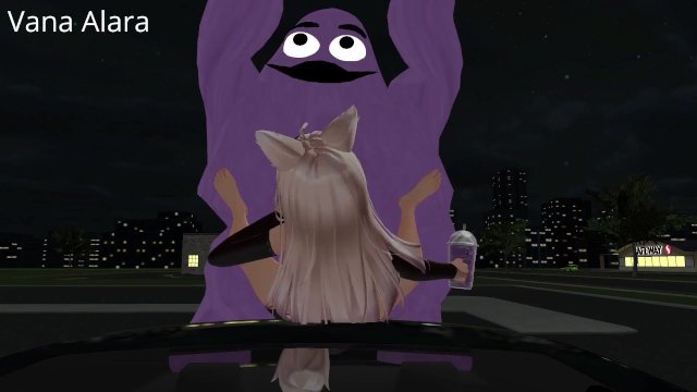 gets caught and taught a lesson by grimace