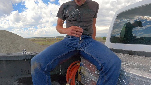 Piss road trip number 4! Jeans completely soaked.