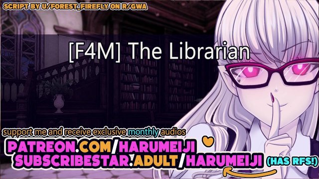 [f4m] The Librarian [Public] [Risky] [Creampie] [Strangers to Lovers]  Erotic Audio Roleplay