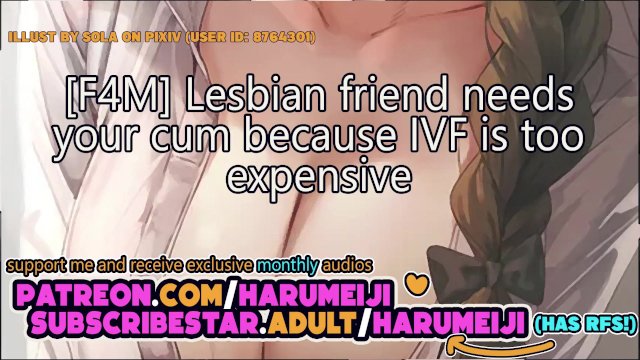 [f4m] Helping Your Lesbian Friend [impreg] [creampie]  Erotic Audio Roleplay