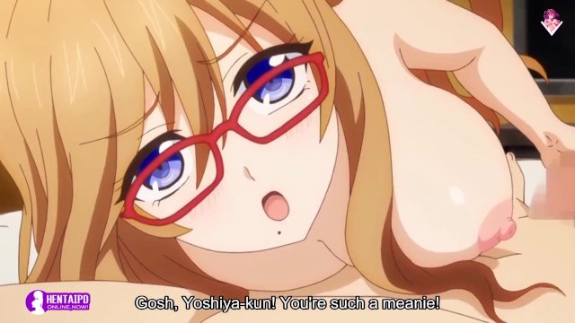 Busty glasses babe gets her doggystyle position with her lover  Anime Hentai 1080p