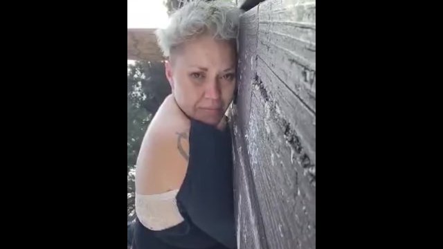 Causeway outdoor public fuck dogging hotwife hardcore spanking painal anal rough, slut screams.