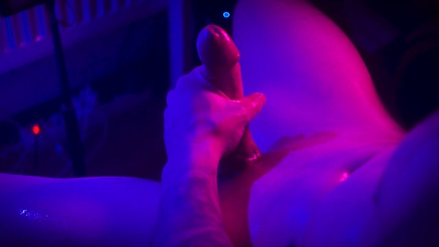 Dirty Hot Oiled Guy Jerking Off His Hard Cock in This Night  Male moans Cumshot Close Up