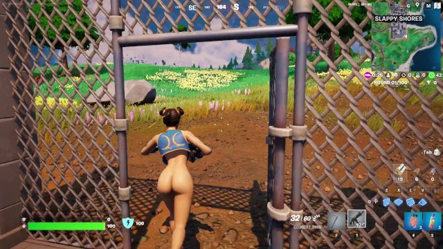 Fortnite gameplay (chun li bottomless)
