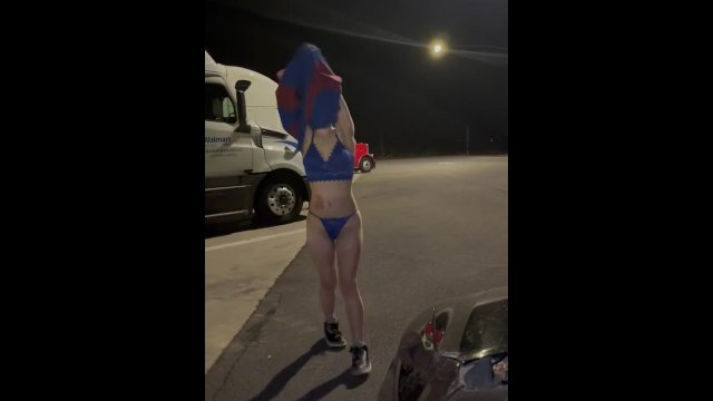 Truck stop whore.