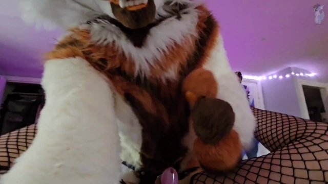 Furry Femboy Getting Bent In Half And Roughly Fucked With A Strap On! (In Fullsuit)