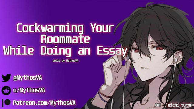 Cockwarming Your Roommate While Doing an Essay  ASMR Audio Roleplay