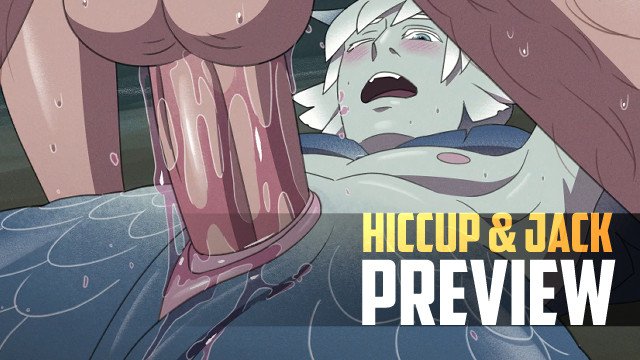Fucking your extremely vocal mermaid boyfriend  Hiccup & Jack Frost ANIMATION (preview)