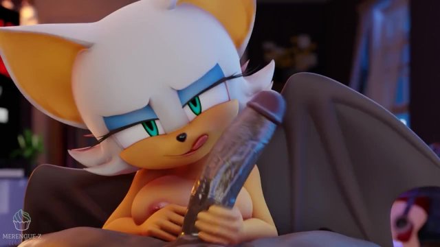Rouge The Bat wants SWALLOW your THICK CUM  Merengue Z