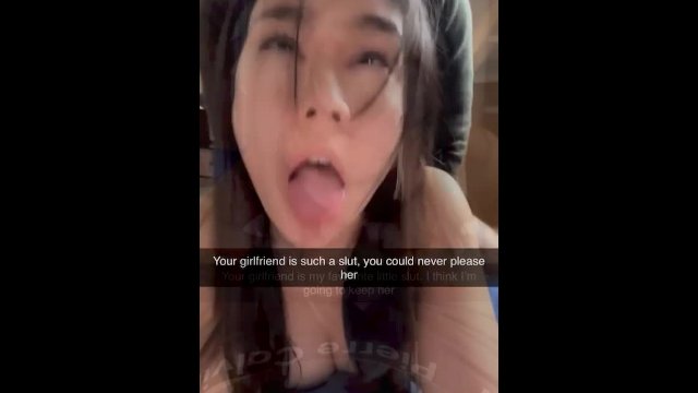 Snapchats from your Girlfriend who cheats on you on a Night Out with your friend