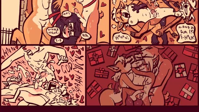 Berry Merry Christmas!🎄🐼🦌💞 [Hentai Comic Dub]