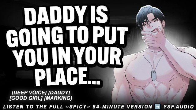 Riding Daddy's Dick While He Chokes You  AUDIO EROTICA  YSF  Male Moaning ASMR