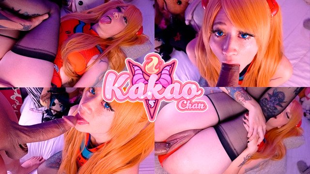 Asuka's tight pussy get creampie  kakao chan