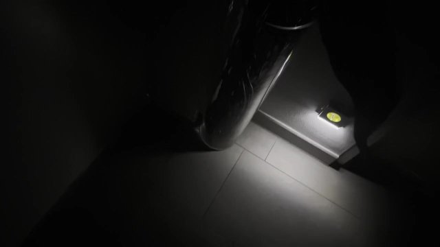 Cuckold listens to his wife at the door. Part1