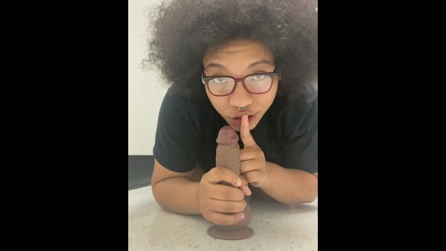 I brought my bbc dildo to work!!!