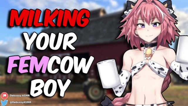 [ASMR] Milking + Breeding Your FemCowBoy (NSFW)