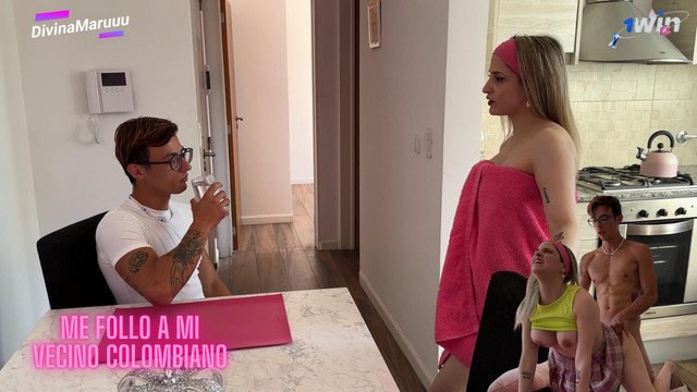 Argentina se Folla a su Nuevo Vecino Colombiano - DivinaMaruuu Ft Sly