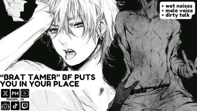 Your "Brat Tamer" Boyfriend Puts You In Your Place  Male Moaning  Audio Roleplay ASMR