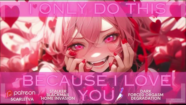 Yandere  You BROKE her heart so she BREAKS into your house to teach you a lesson!! F4M ASM