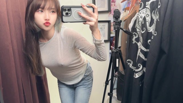 (Ins: yincheng_ozz) Transparent Clothing Try on Haul