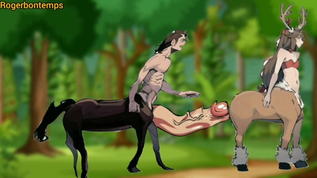 Centaur with Monster Cock Hentai Cartoon Porn Animation