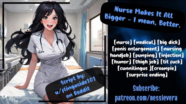 Nurse Makes It All Bigger - I mean, Better  Audio Roleplay