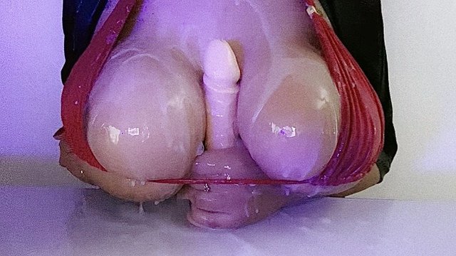 Cum show on breasts