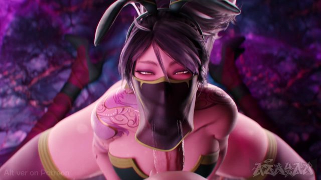Bunny Akali blow job🐰🥕