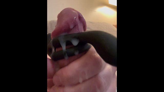 Loud Excited Moaning Vibrating Cock Ring (CUM KEEPS FLOWING FROM MY COCK)