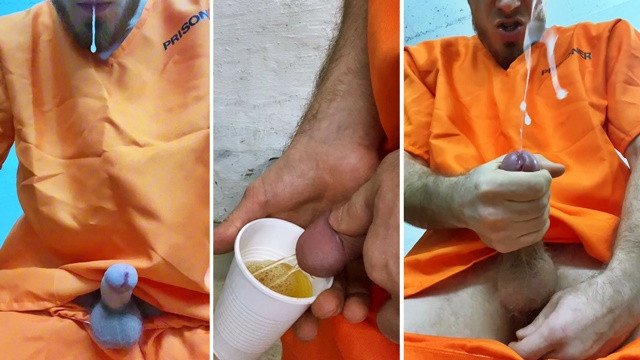 Domination of Russian CRIMINAL in prison / CUM / Piss / Humiliation / Dirty talk
