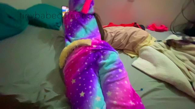 I FIND MY PRINCESS IN A PAJAMAS PLAYING, AND HER UNDERWEAR AND PANTY ARE VERY WET