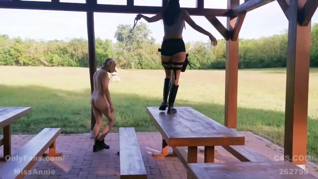 Teaser 02 - Miss Annie - femdom ballbusting ball busting kicking beating beatdown slapping trampling