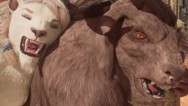 Big Lion Cums Inside Minotaur Grok  (Furry Gay Sex)  Wild Life Furries
